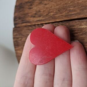 Valentine heart‎ cabochon for crafting or jewelry making